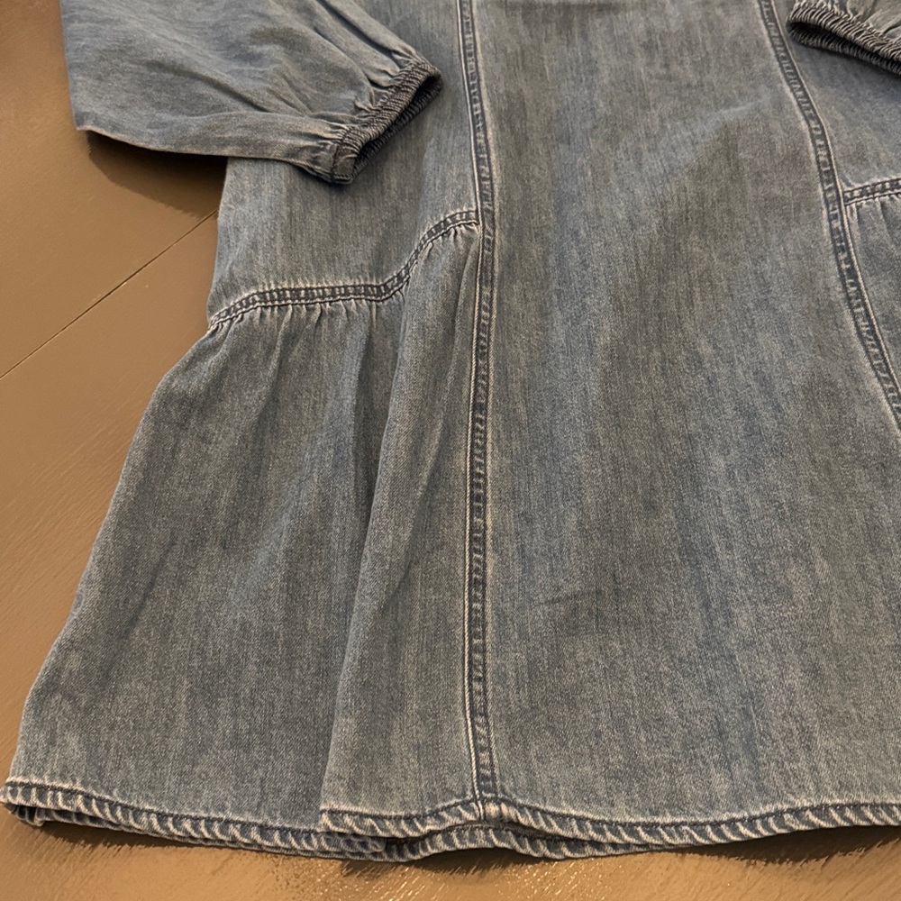 NWT Denim popover dress - Picture 2 of 6